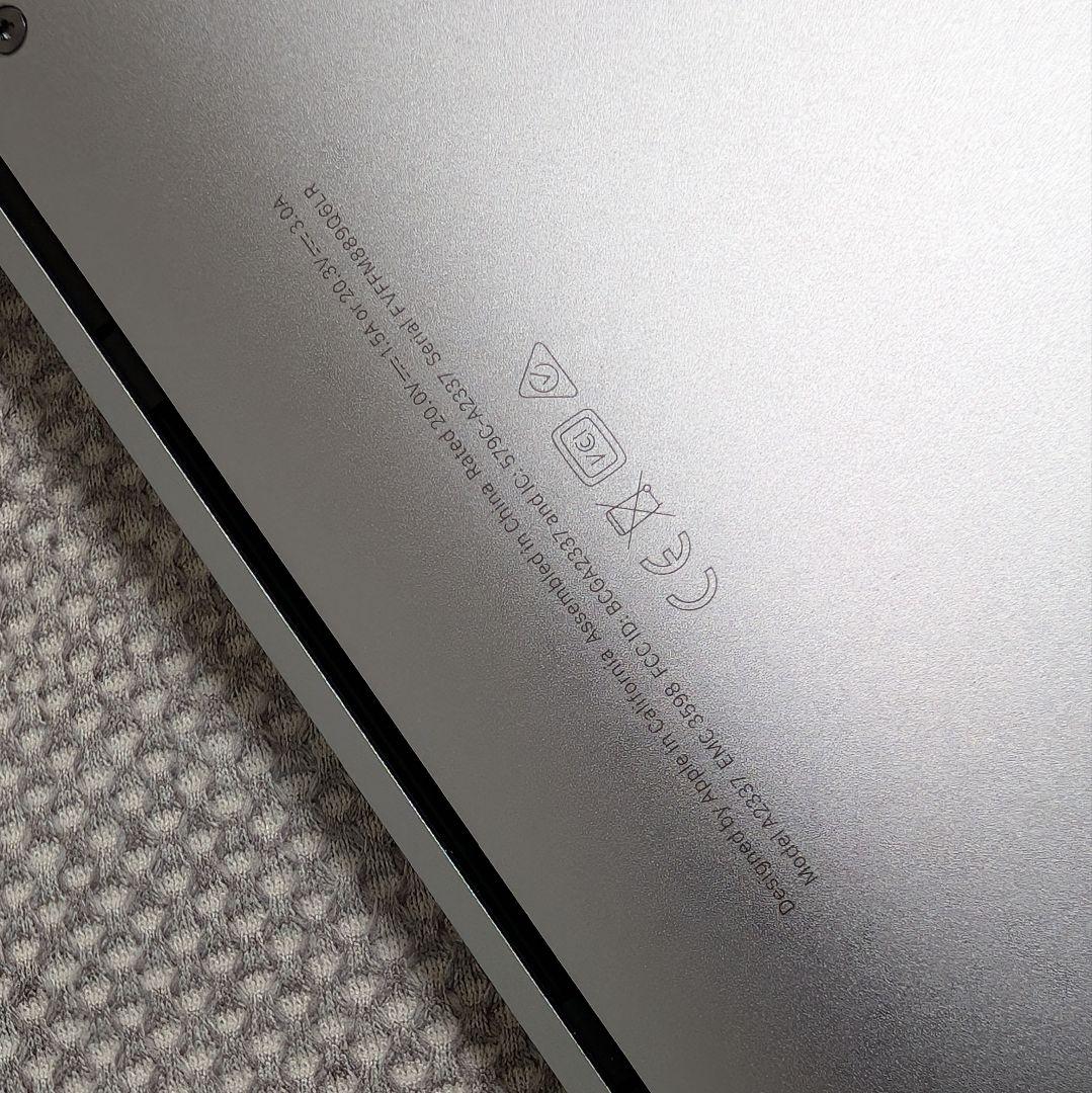 【美品】MacBook Air 2020 M1 512GB スペースグレイ