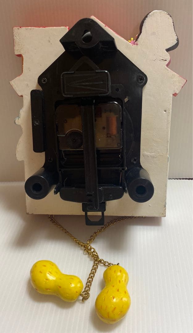 ヴィンテージ レア　snoopy スヌーピー 陶器　壁掛け時計