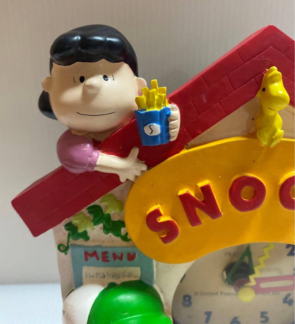 ヴィンテージ レア　snoopy スヌーピー 陶器　壁掛け時計