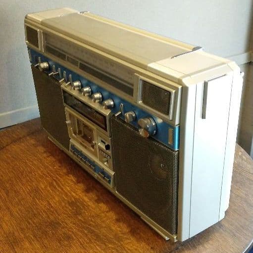 ジャンク　カセットデッキ不動　ラジオ稼働　ＳＡＮＹＯ M-X824 ラジカセ