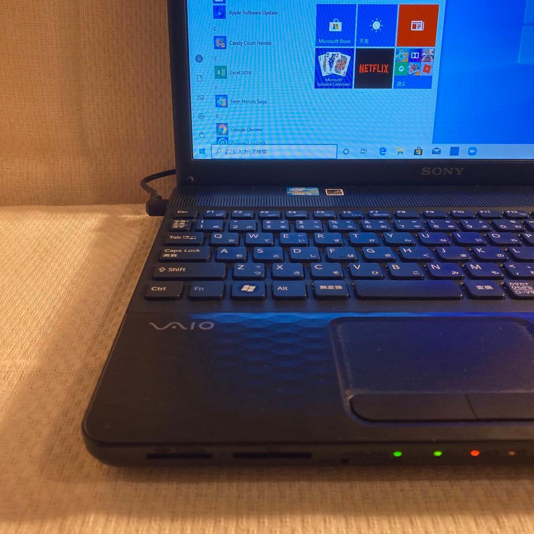 ソニー　バイオ　Win11 大容量HDD キラキラ黒 DVDドライブ付