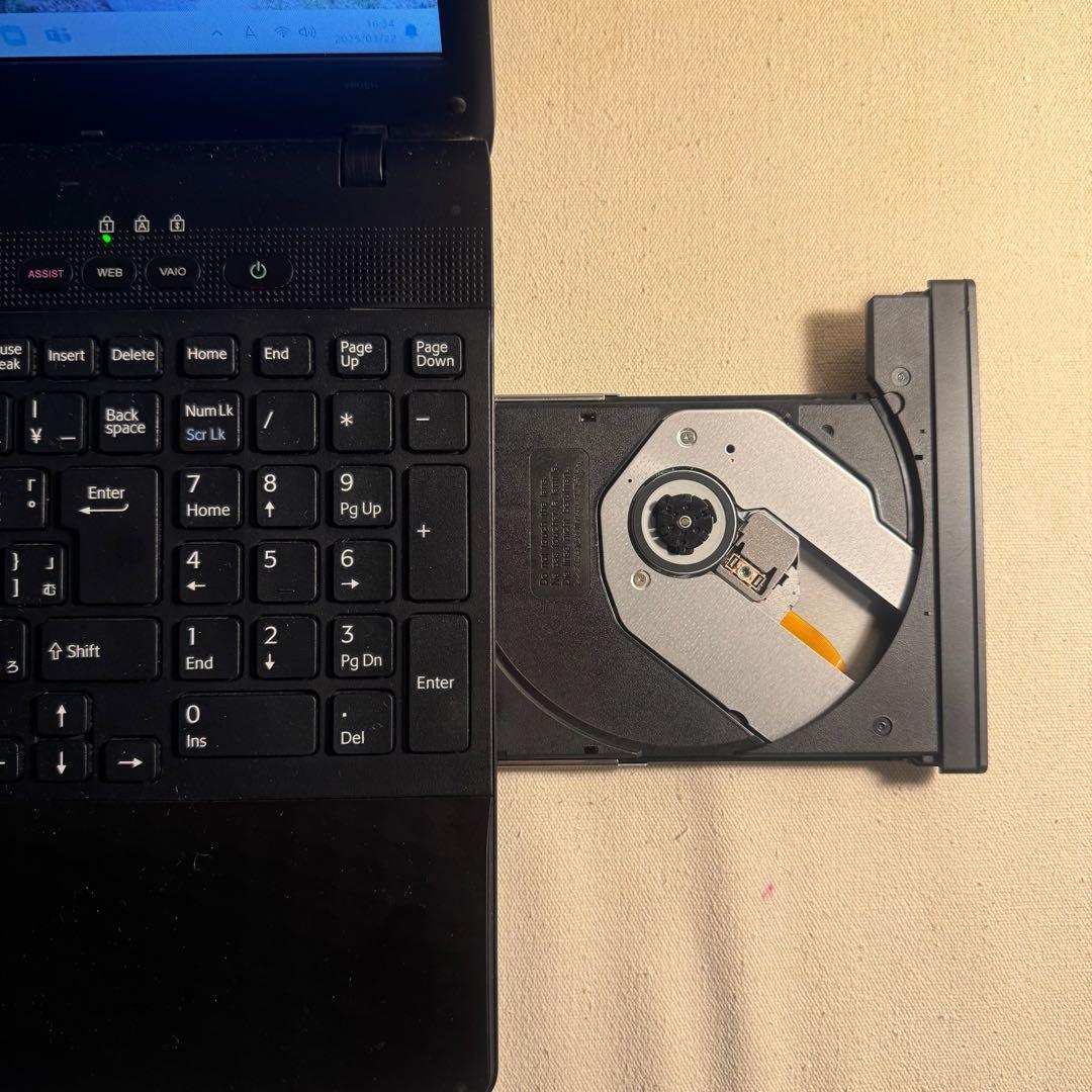 ソニー　バイオ　Win11 大容量HDD キラキラ黒 DVDドライブ付