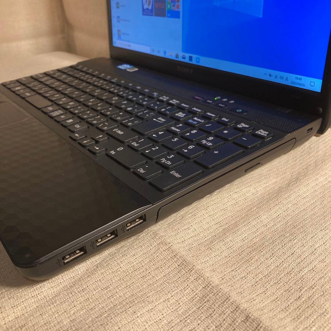 ソニー　バイオ　Win11 大容量HDD キラキラ黒 DVDドライブ付