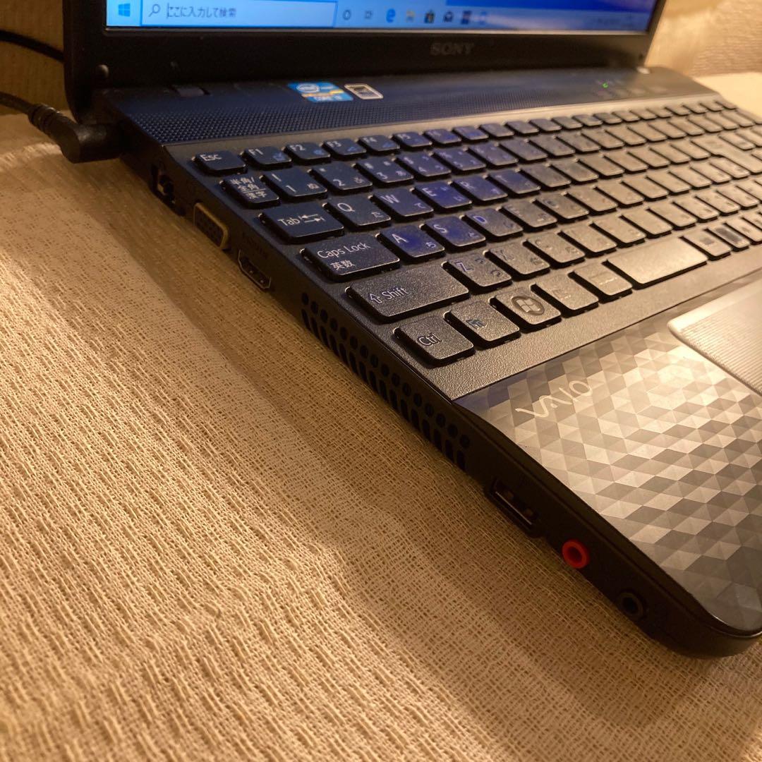 ソニー　バイオ　Win11 大容量HDD キラキラ黒 DVDドライブ付