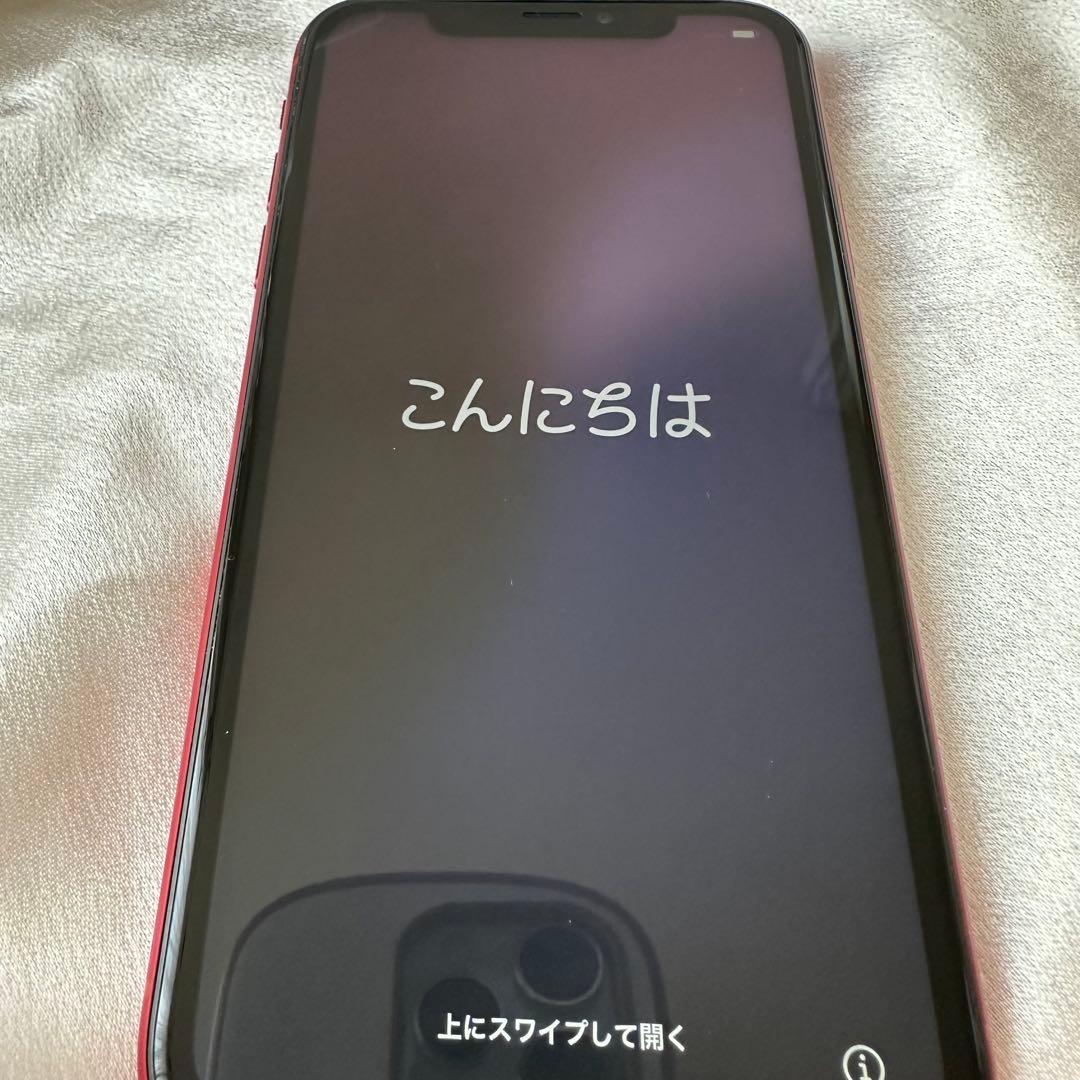 iphoneXR 128GB バッテリー82% SIMフリー　レッド