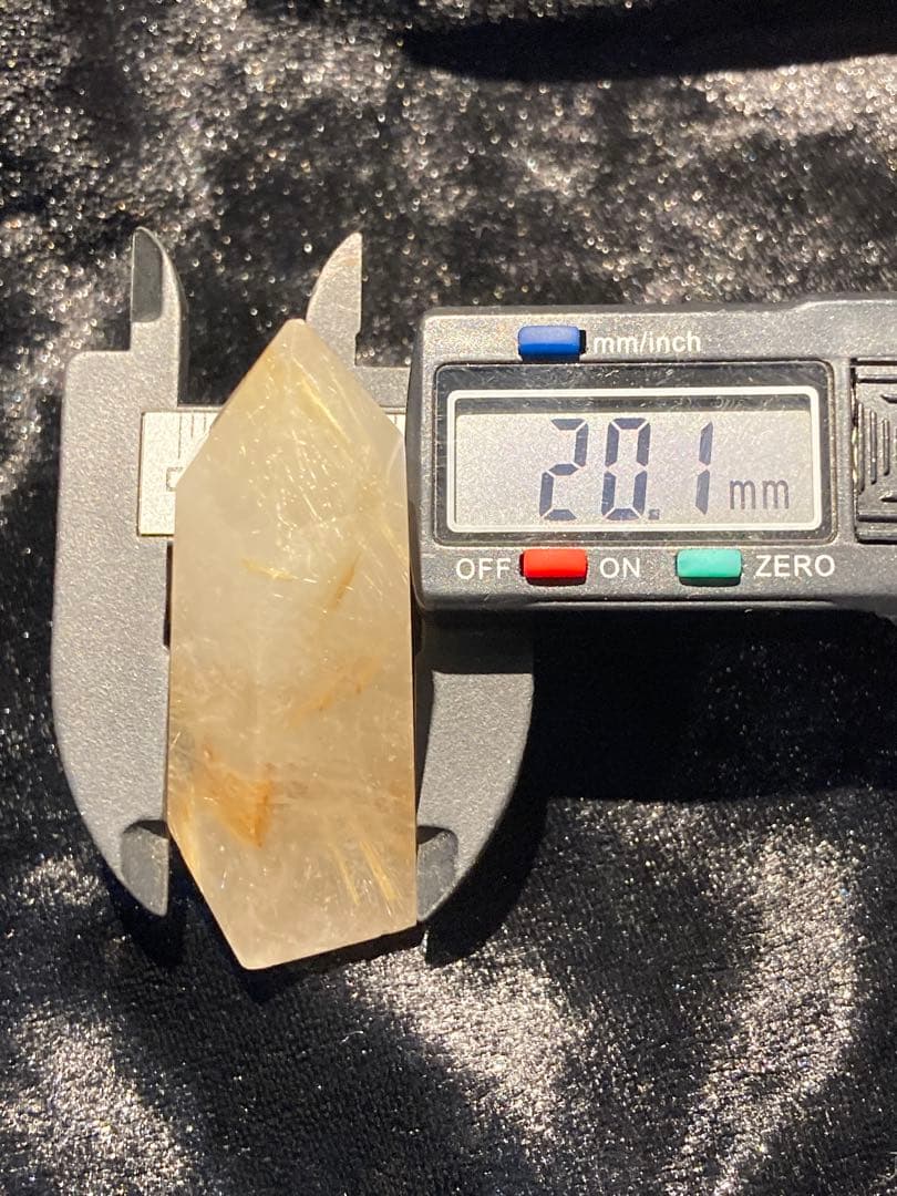 太陽ルチルクォーツ ポイント 天然石 パワーストーン 財運 金運