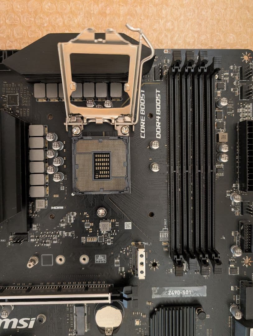 MSI Z490-S01マザーボードLGA1200