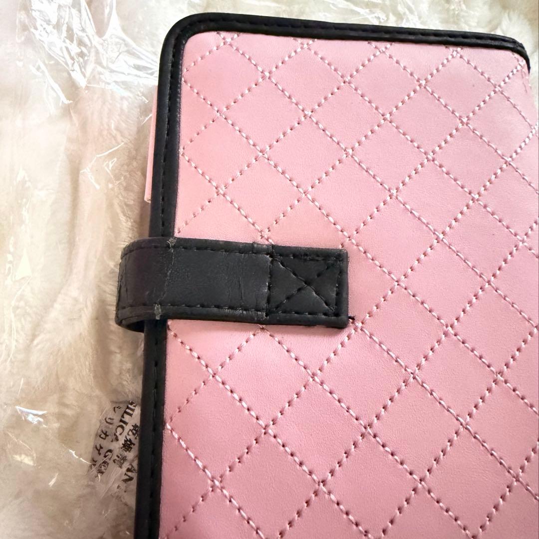 2008年　ハローキティ　スケジュール帳　シール帳　キルティング　ピンク　キティ