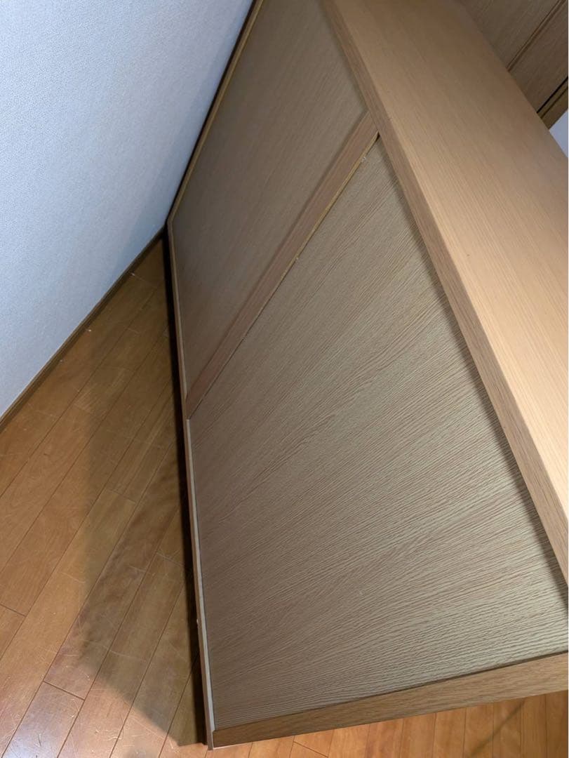 ■送料込■無印良品 木製チェスト 4段ワイド オーク材 タンス 棚 収納廃盤品