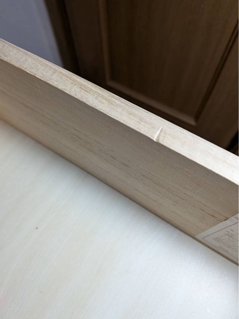 ■送料込■無印良品 木製チェスト 4段ワイド オーク材 タンス 棚 収納廃盤品