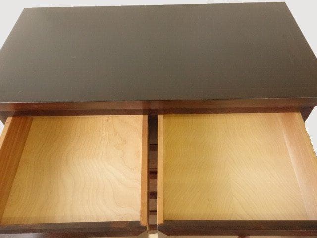 松本民芸家具　ハイチェスト　タンス５段　再塗装済　ＵＳＥＤ