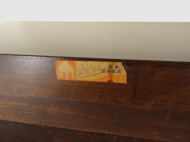 松本民芸家具　ハイチェスト　タンス５段　再塗装済　ＵＳＥＤ