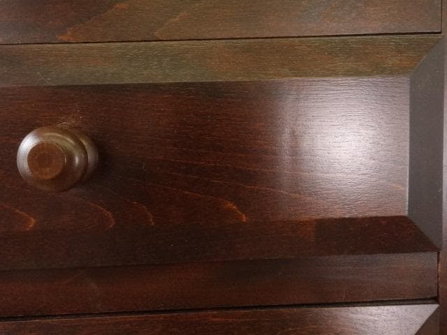 松本民芸家具　ハイチェスト　タンス５段　再塗装済　ＵＳＥＤ