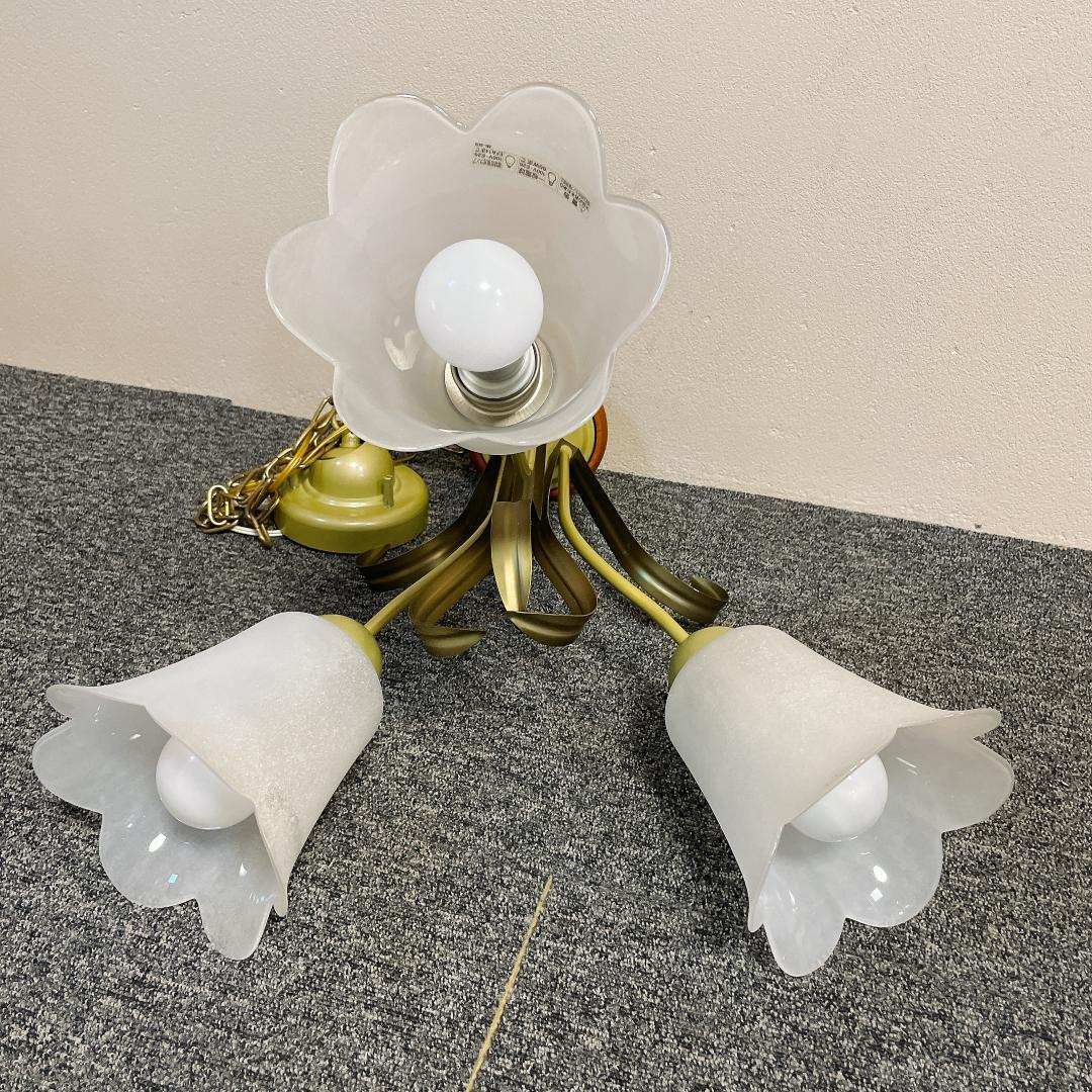 希少　オーデリック ODELIC シャンデリア 3灯 アンティーク調 天井照明