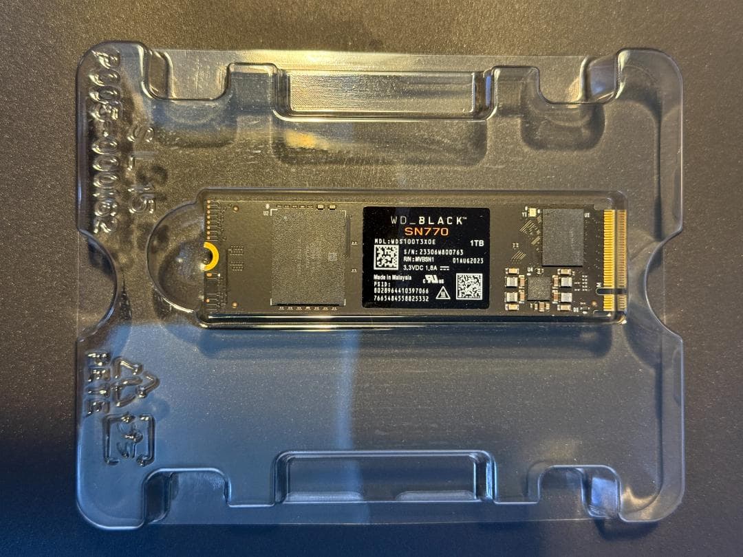 内蔵型SSD WD_BLACK SN770 NVMe SSD 1TB