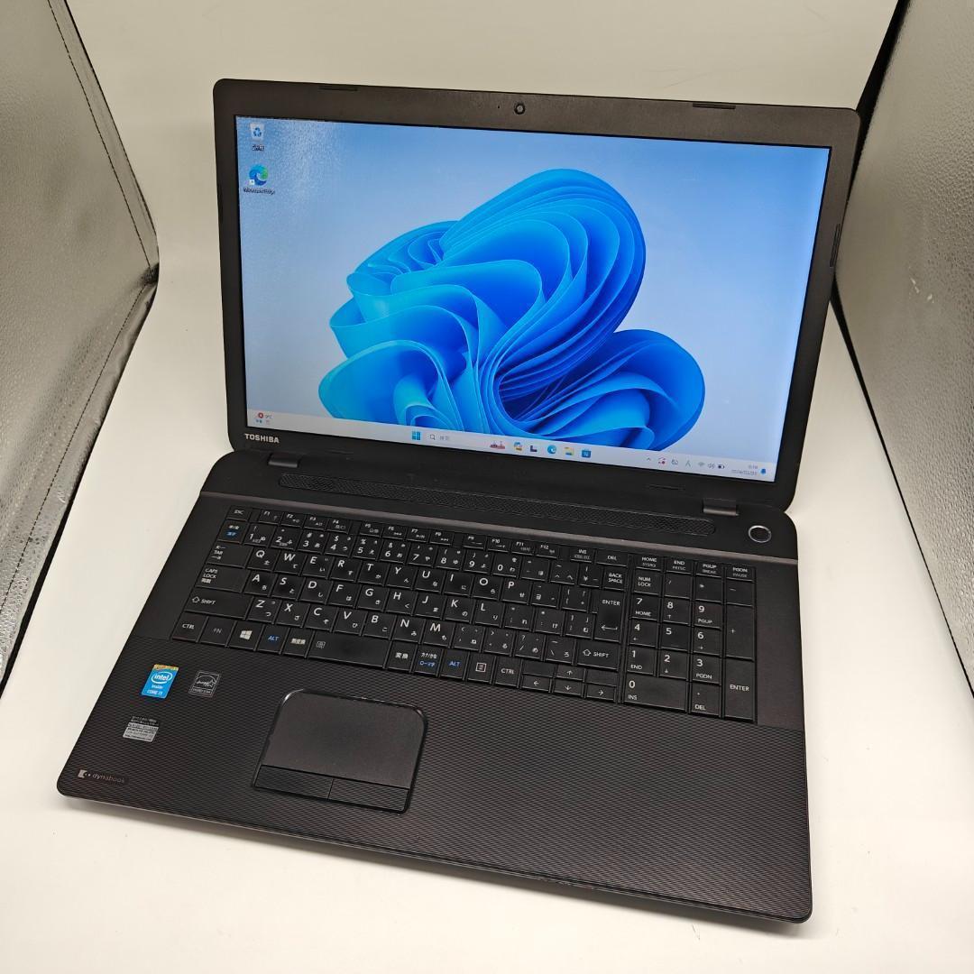 【東芝】T574 爆速i7 SSD500GB 16GB ブラック ノートPC