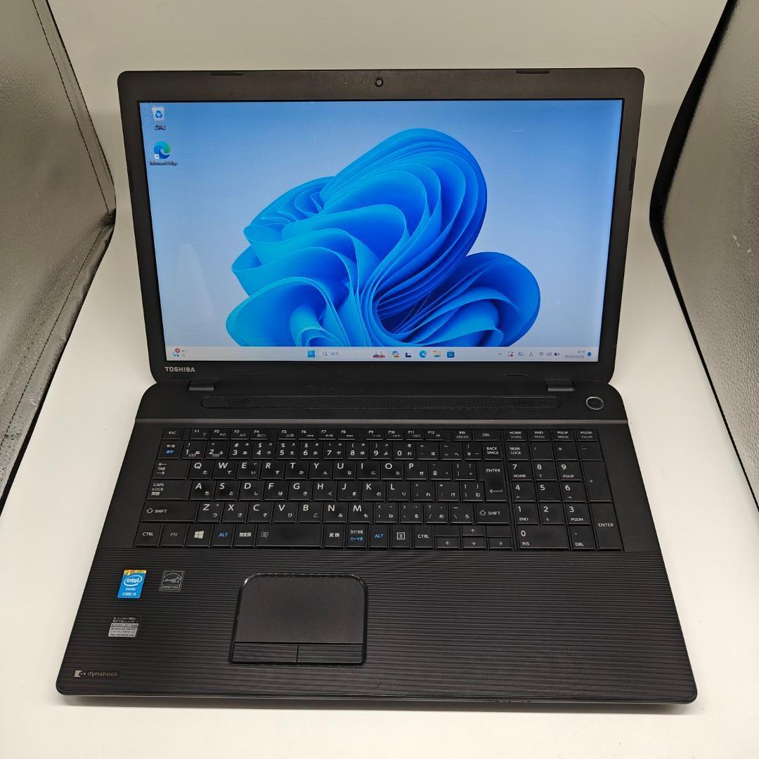 【東芝】T574 爆速i7 SSD500GB 16GB ブラック ノートPC