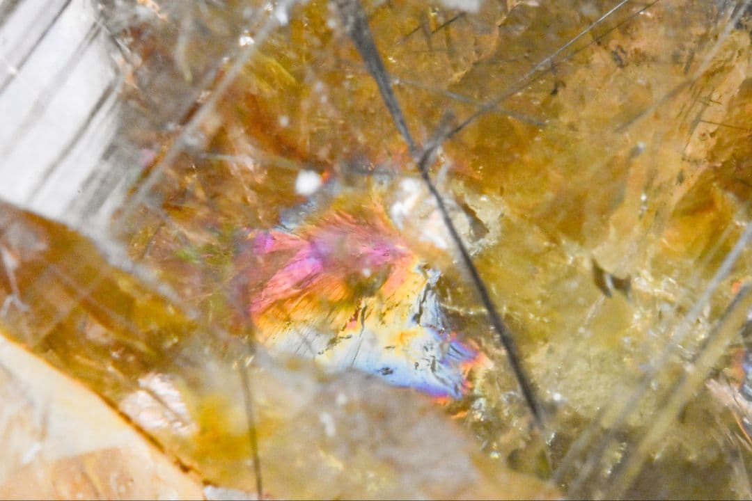 マニハール産 スモーキーブラックルチル