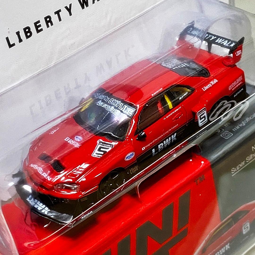 MINIGT ER34 スーパーシルエット スカイライン レッド/ブラック BL