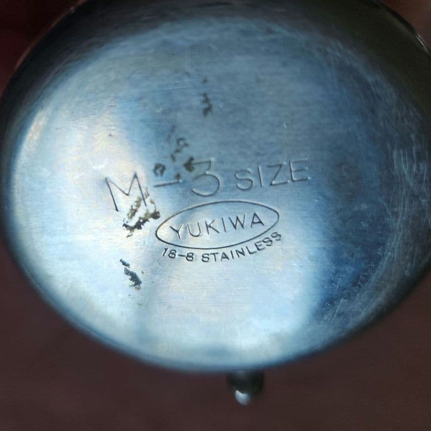 ステンレスカレールー入れ　シュガーポット　ミルクピッチャー　昭和レトロ　店舗