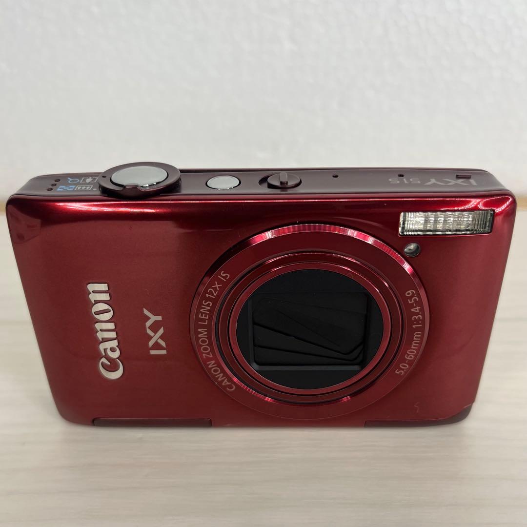 【箱付き美品】Canon ixy 51s レッド 動作確認済