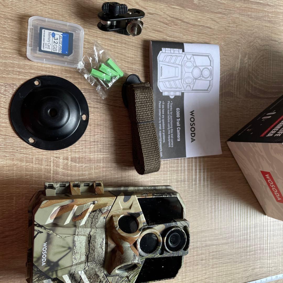 ✨ジャンク品✨トレイルカメラ WOSODA 防犯カメラ 赤外線カメラ