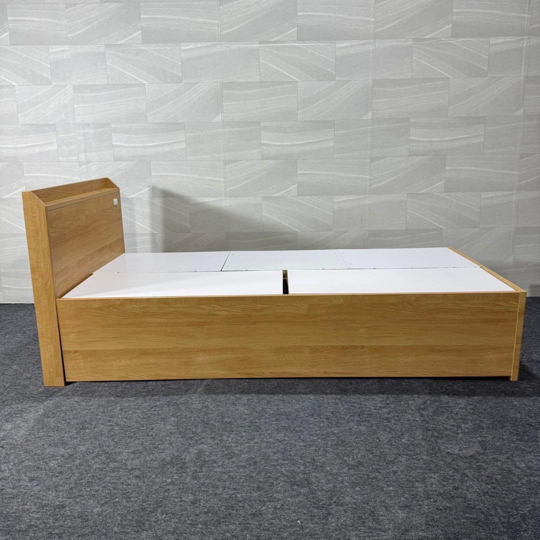 ニトリ シングル ベッドフレーム ジオチェスト 収納4つ 格安 d5666