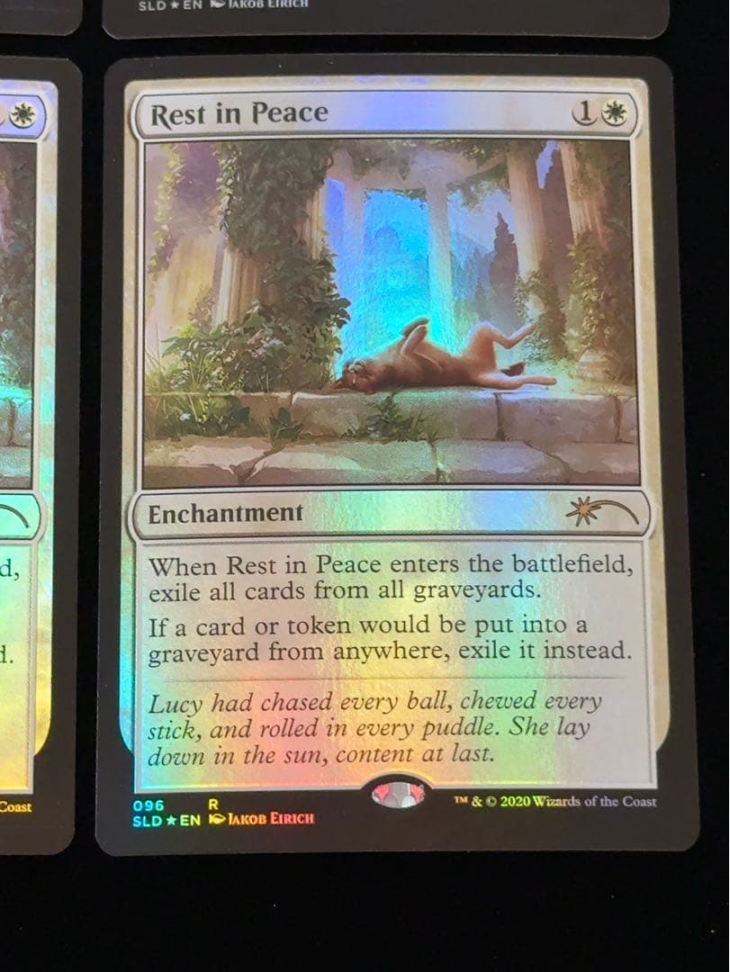 【シークレットライアーfoil】安らかなる眠り　英語　4枚セット