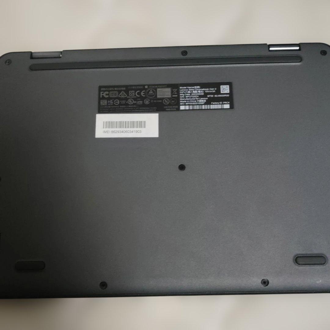 Chromebook本体 lenovo 300e Chromebook gen3