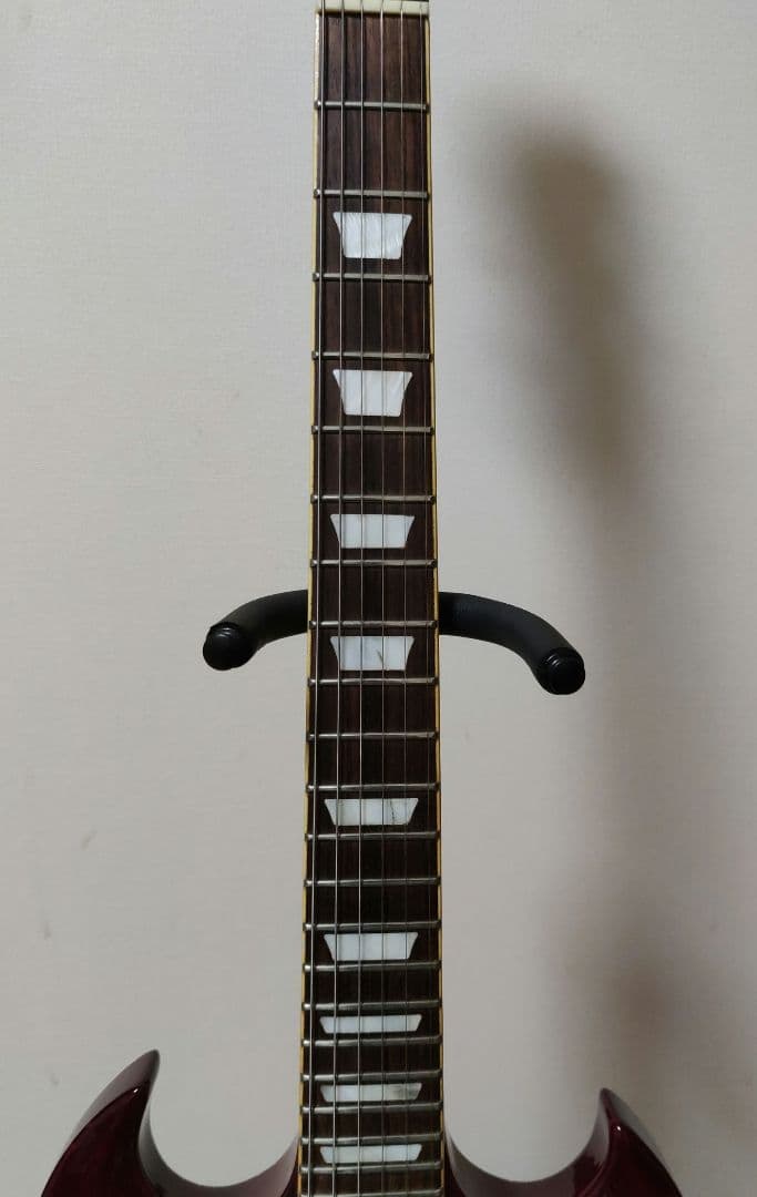 ノーブランド SGタイプ 3ピックアップチェリーレッド 訳ありジャンク