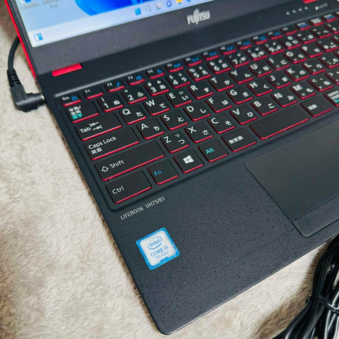 S343 富士通ノートパソコンi5第7世代SSD高速Windows11オフィス付