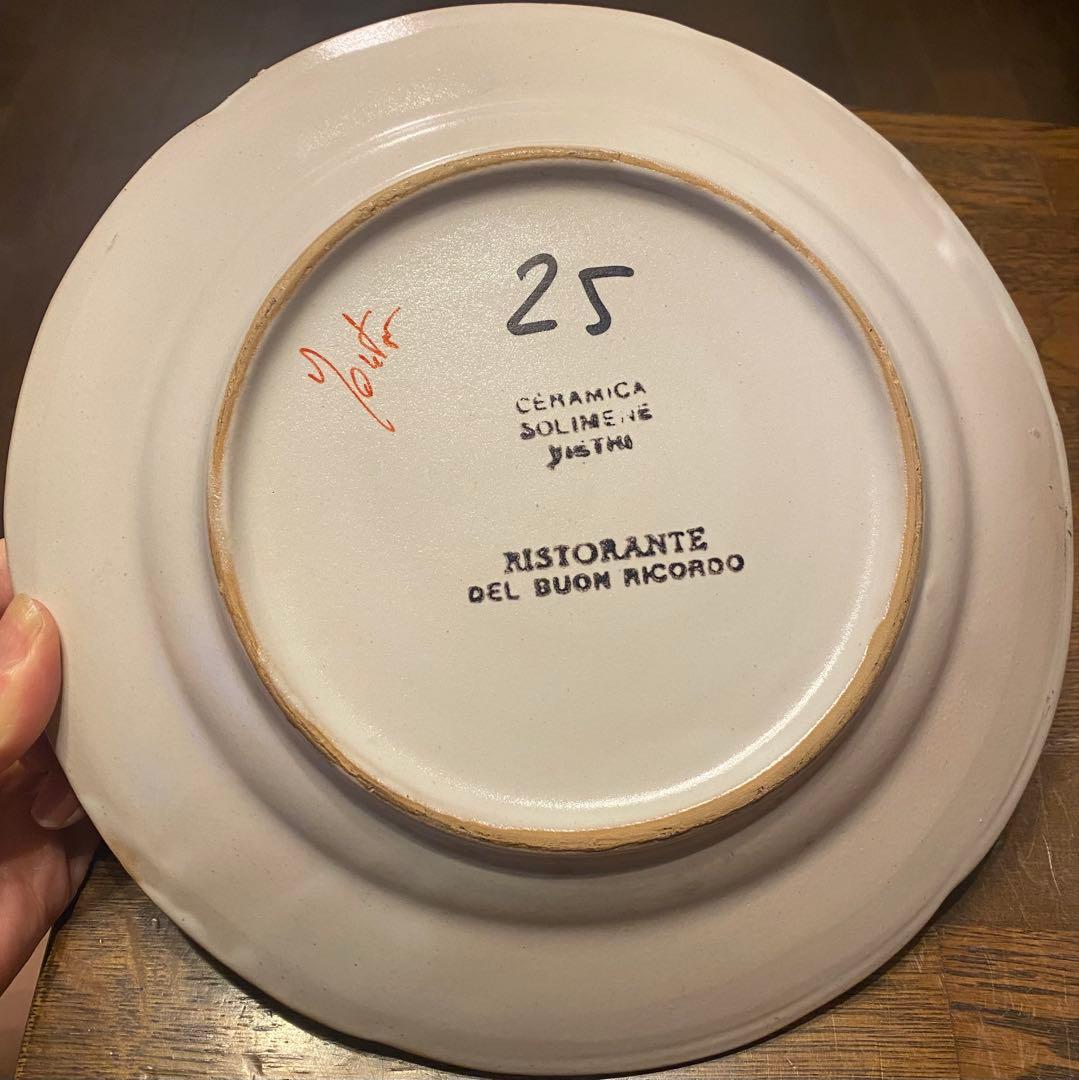 ブオンリコルド　イタリア製絵皿　70年代　Alessandria