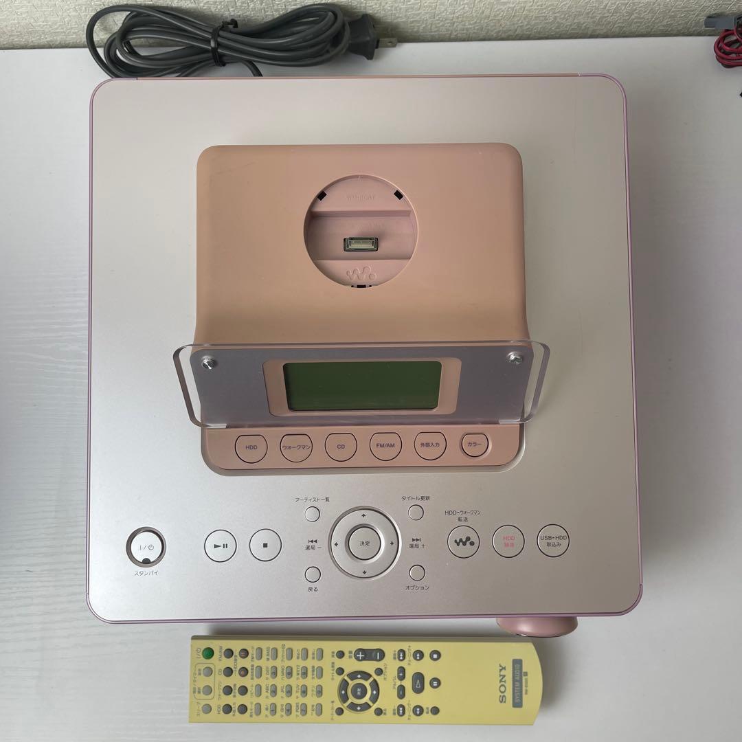 CMT-E300HD Sony ピンク ミニコンポ CDプレーヤー