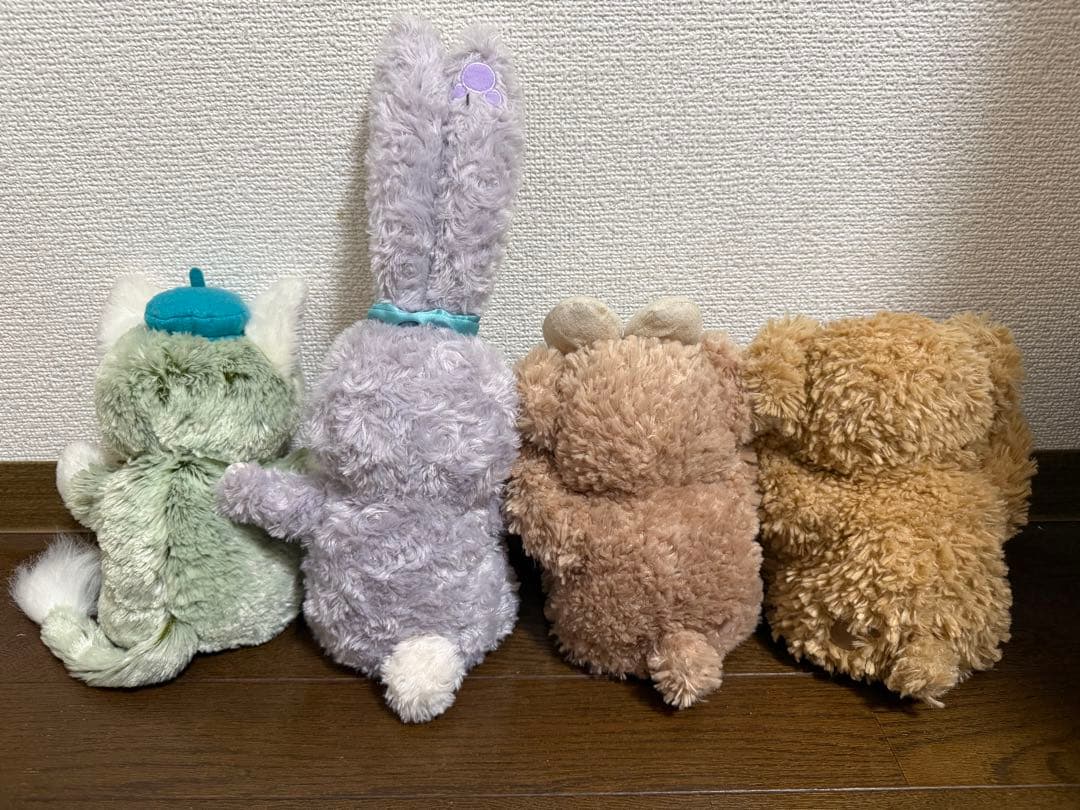 ダッフィシリーズ4体セット