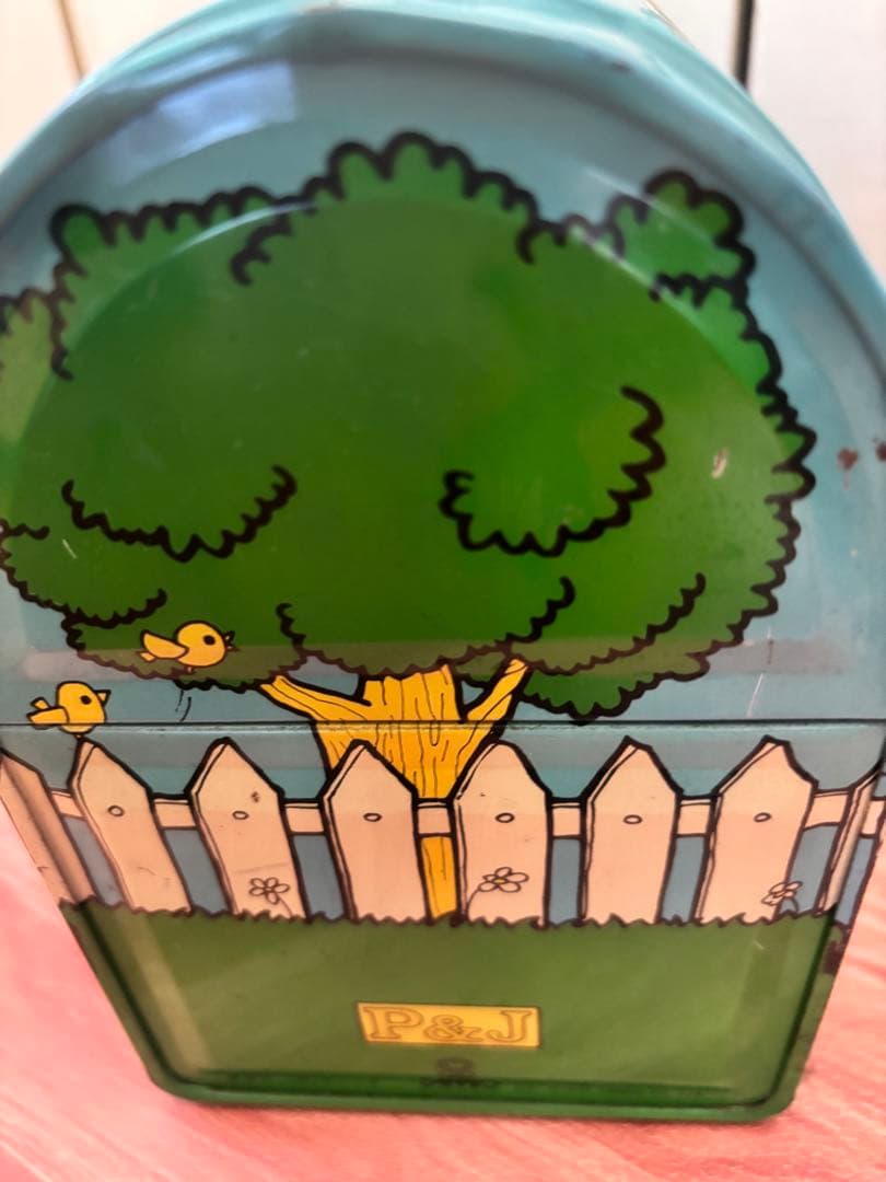 サンリオ　昭和レトロ　パティー&ジミー　当時物　トランク缶