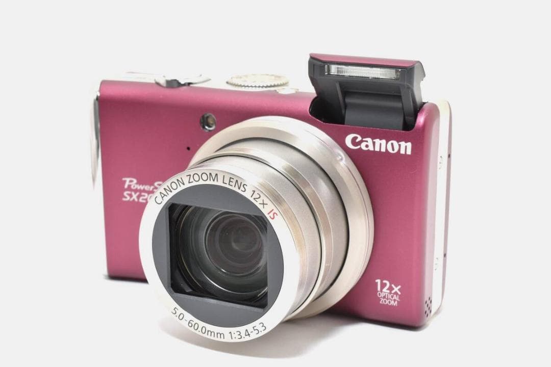 美品　Canon PowerShot SX200 IS レッド ＃A492