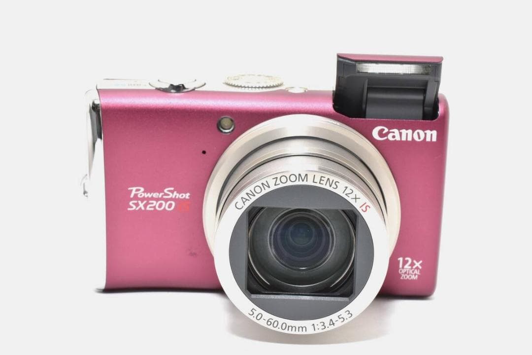 美品　Canon PowerShot SX200 IS レッド ＃A492