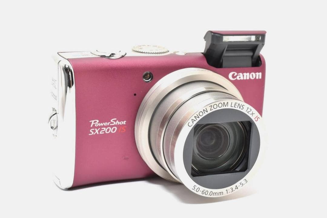 美品　Canon PowerShot SX200 IS レッド ＃A492