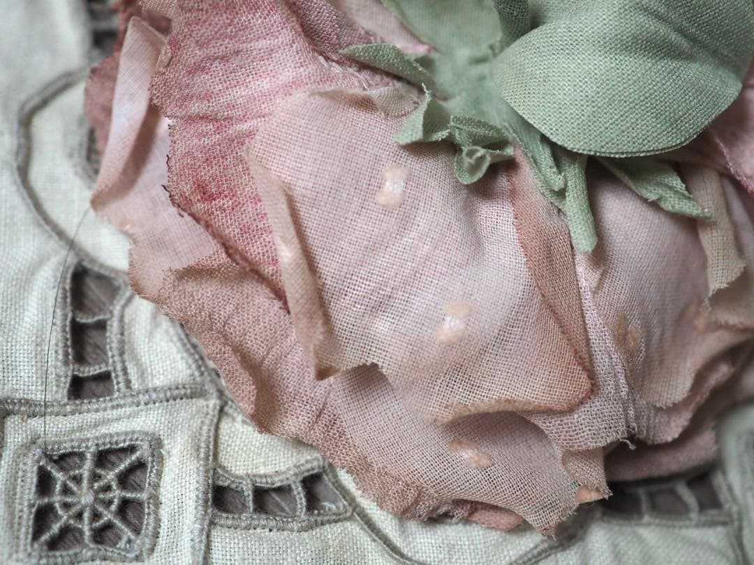 作家様　ネオブライス用　布花帽子　薔薇　バラ　ピンク