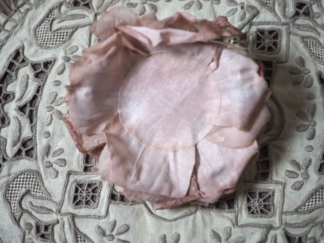 作家様　ネオブライス用　布花帽子　薔薇　バラ　ピンク