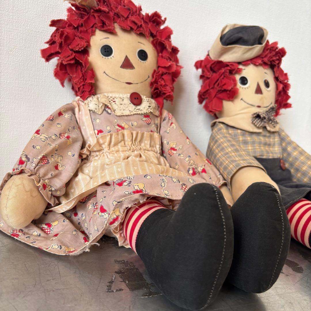 ラガディ・アン & アンディ　アンティークドール　カントリードール