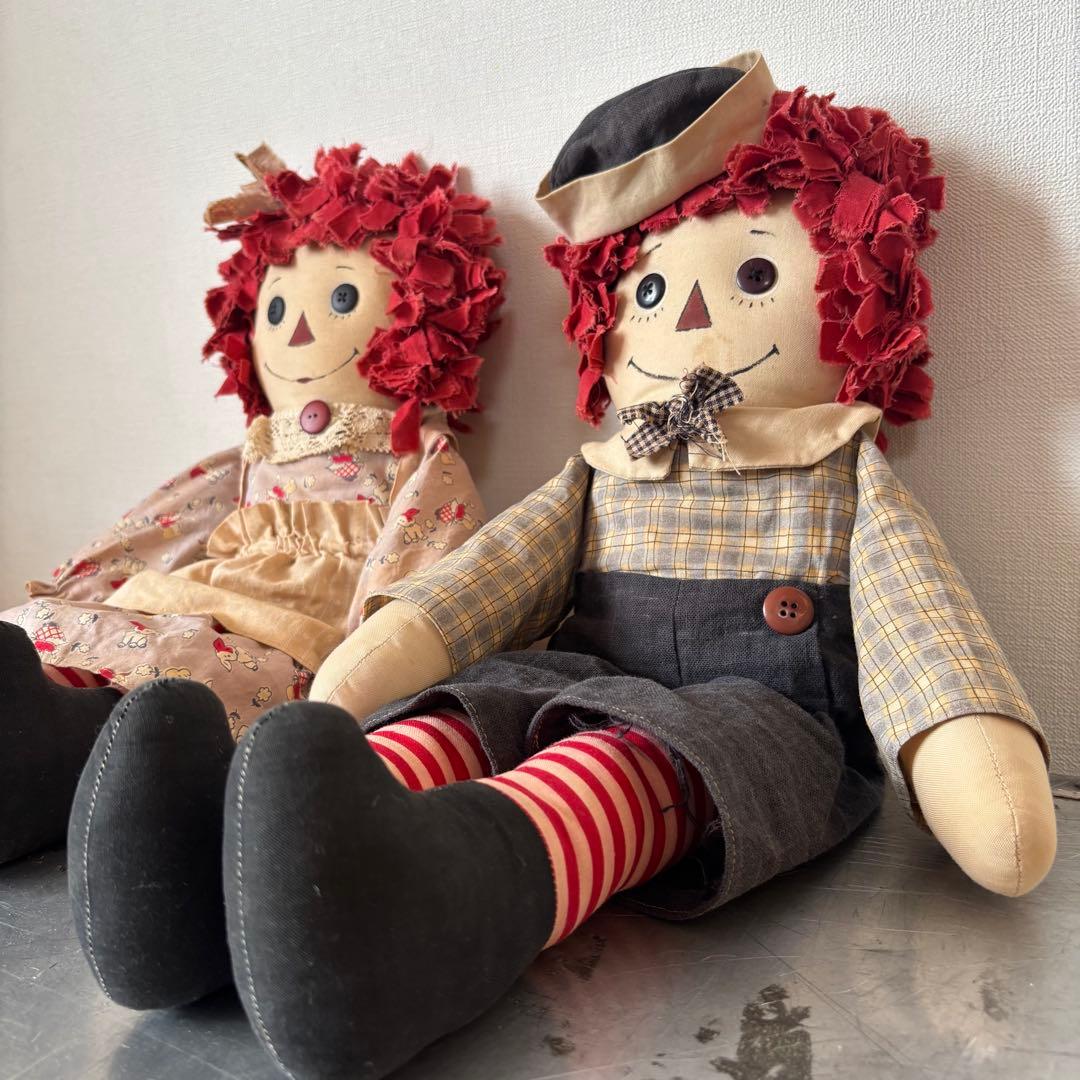 ラガディ・アン & アンディ　アンティークドール　カントリードール