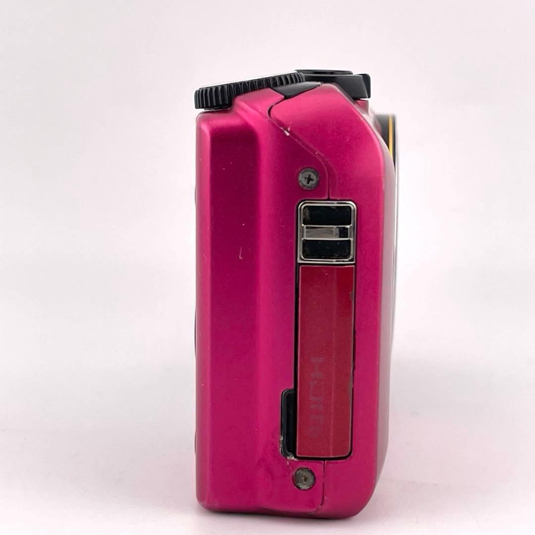 実写美⭕️【動作確認済】CASIO EXILIM EX-ZR200　ピンクレッド