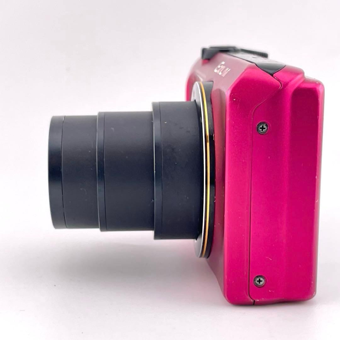 実写美⭕️【動作確認済】CASIO EXILIM EX-ZR200　ピンクレッド
