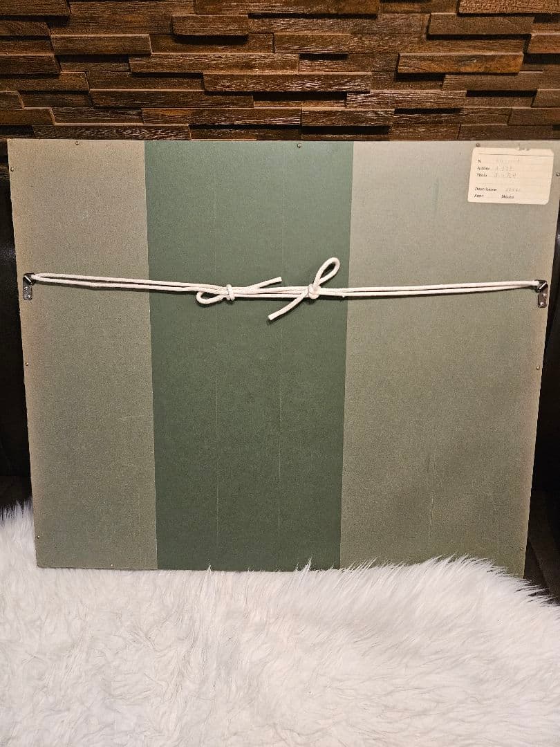 アルド・ジェスティ「PETALO ROSSO」F6号 油彩 板絵 額装 署名有