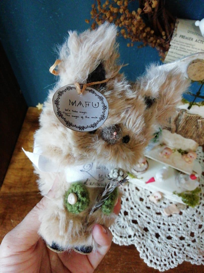 編みぐるみ♡茶色のねこ꒰ ᐢ⸝⸝•༝•⸝⸝ᐢ ꒱クリスマス