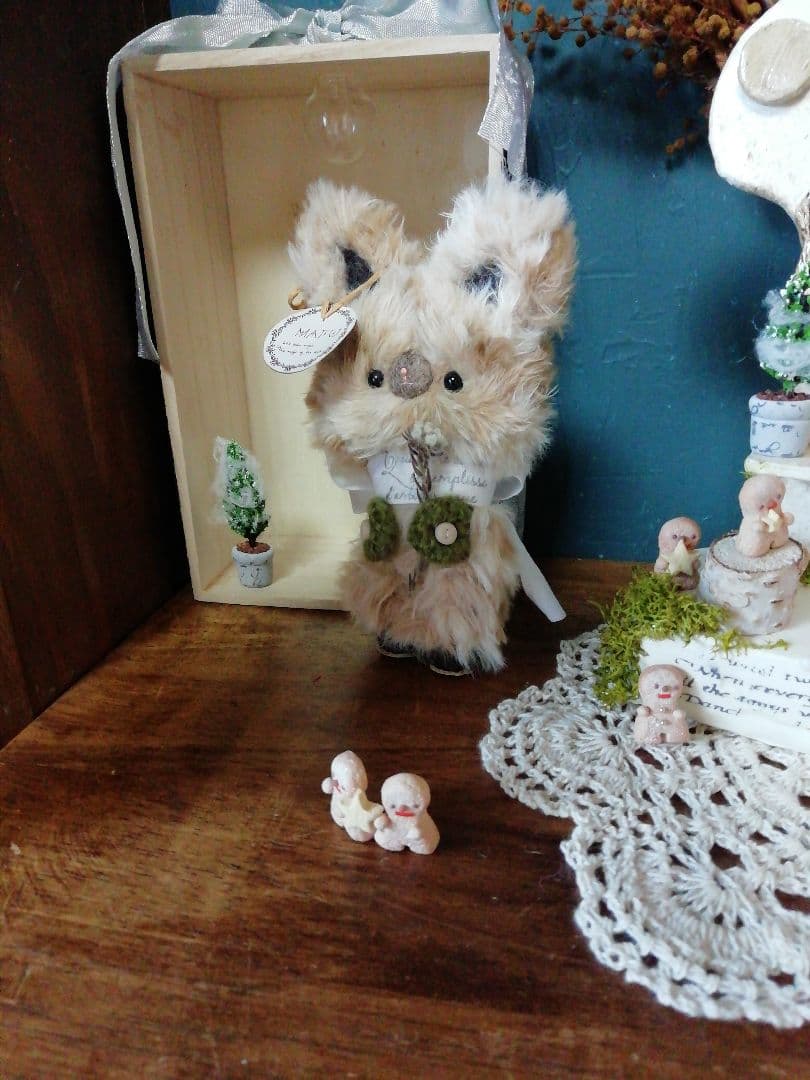 編みぐるみ♡茶色のねこ꒰ ᐢ⸝⸝•༝•⸝⸝ᐢ ꒱クリスマス