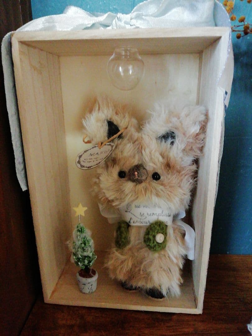 編みぐるみ♡茶色のねこ꒰ ᐢ⸝⸝•༝•⸝⸝ᐢ ꒱クリスマス
