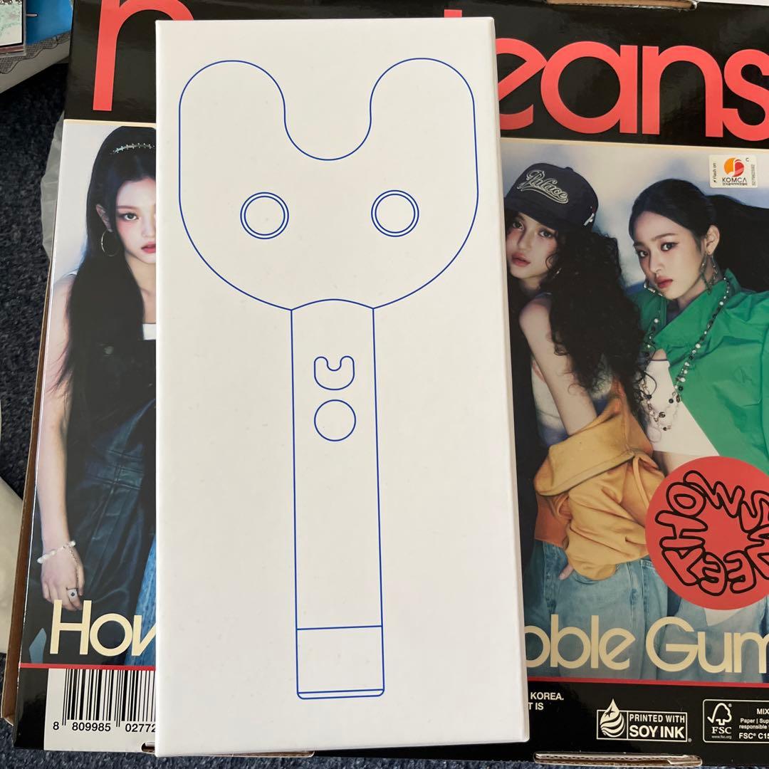 newjeans メンバーシップ限定　バニズキットとnewjeans ペンライト