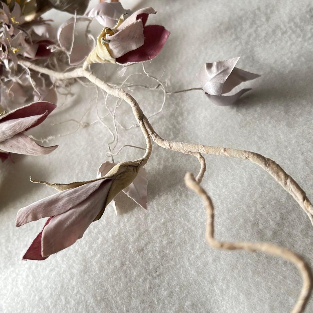 【染め布花】布染め花いろいろ　花束　リース　コサージュ　インテリア素材